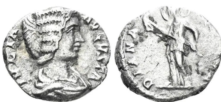 The Most Powerful Woman Who Ever Lived: Silver Roman Denarius of Julia Domna