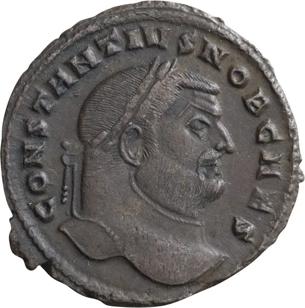 Constantius I as Caesar. Follis