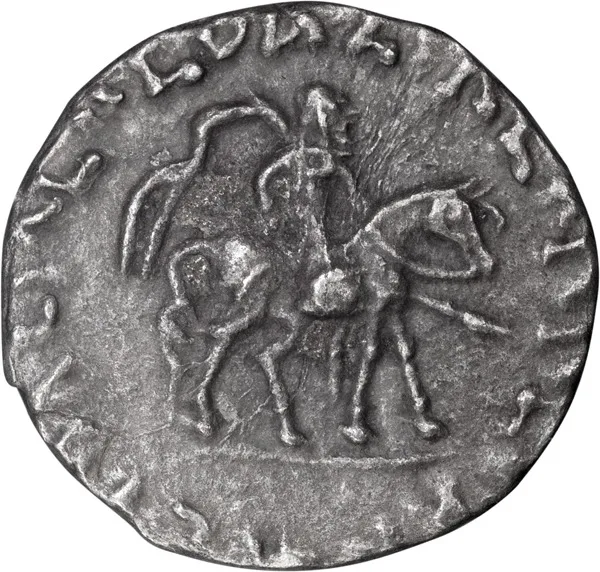 Indo-Scythians, Azes . Drachm