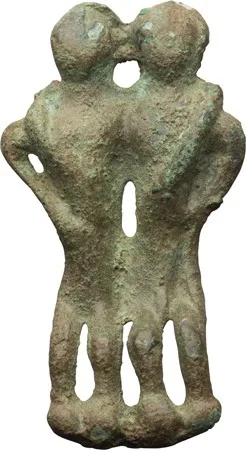 Villanovan Bronze Couple Pendant