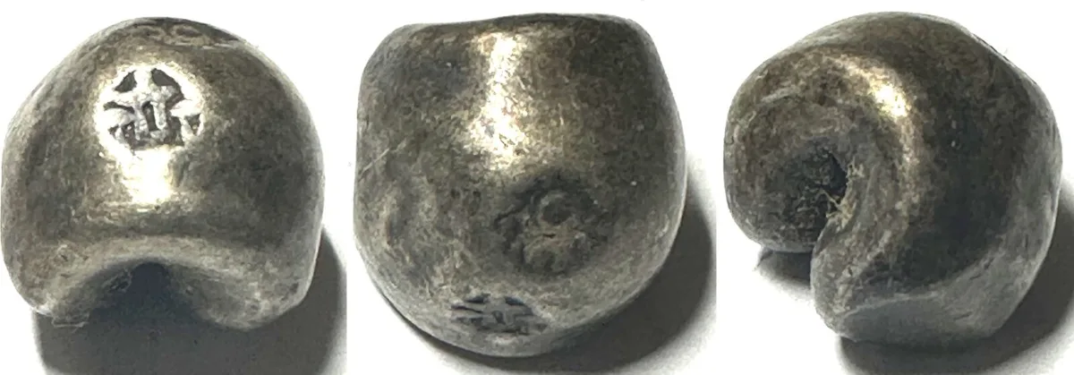 1824-1851 THAILAND 1 Baht, RAMA III (1824-1851), Prasat, Pot Duang Bullet Coin, silver, VF