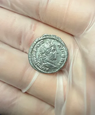 Caracalla. AD 198-217. AR Denarius (19mm, 2.92g). Rome Mint. Struck 210-213