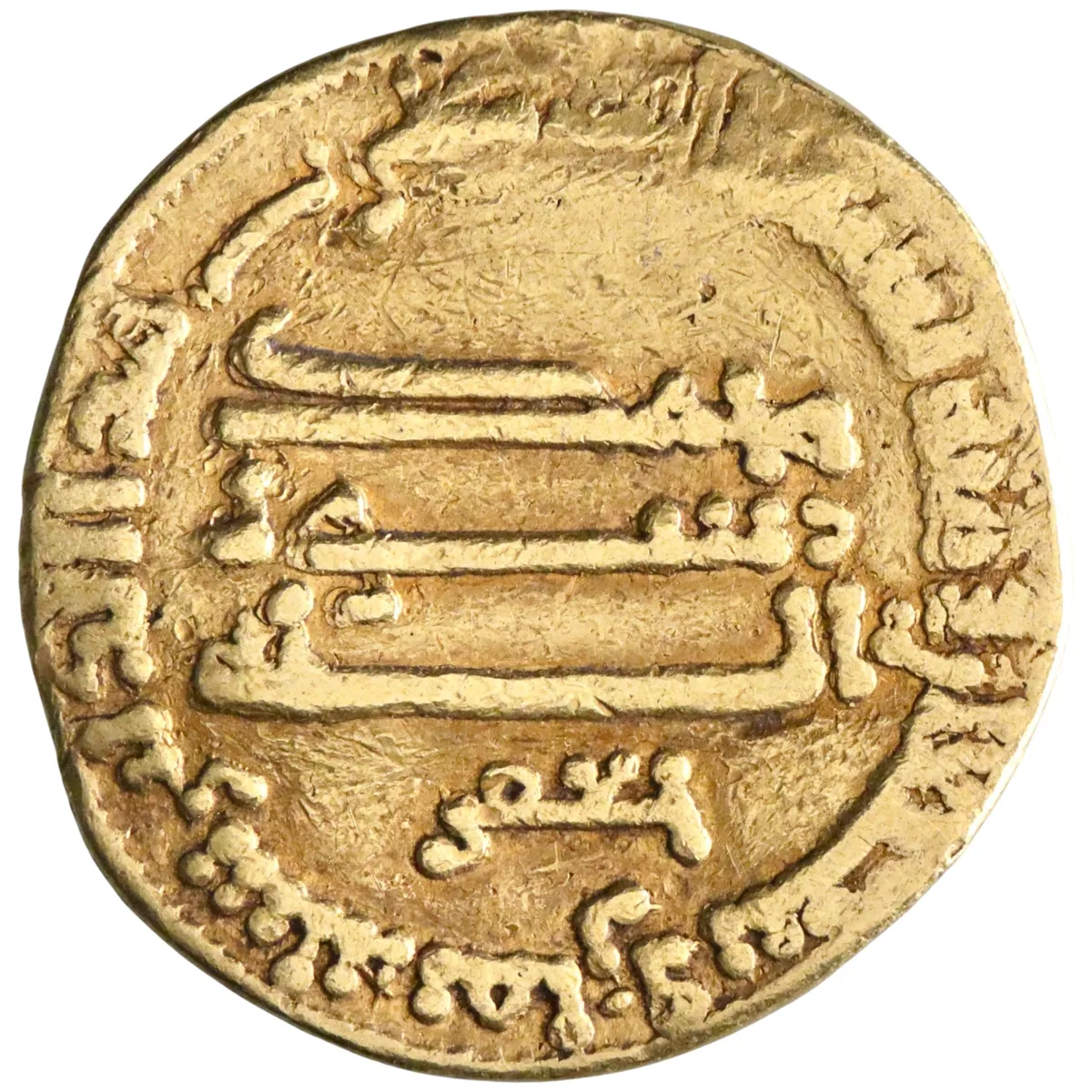 Abbasid: Harun al-Rashid (786-809), gold dinar (4.11g), AH 178 (794-795 CE). Citing Ja'far.