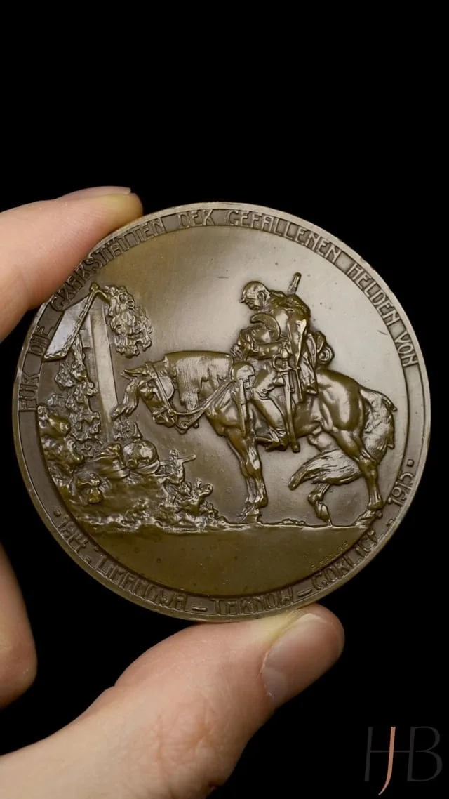 Germany, WWI, LAMENT FOR SOLDIERS LOST IN THE POLISH CAMPAIGN, 1914-1915, 1914-1915, Medal, UNC