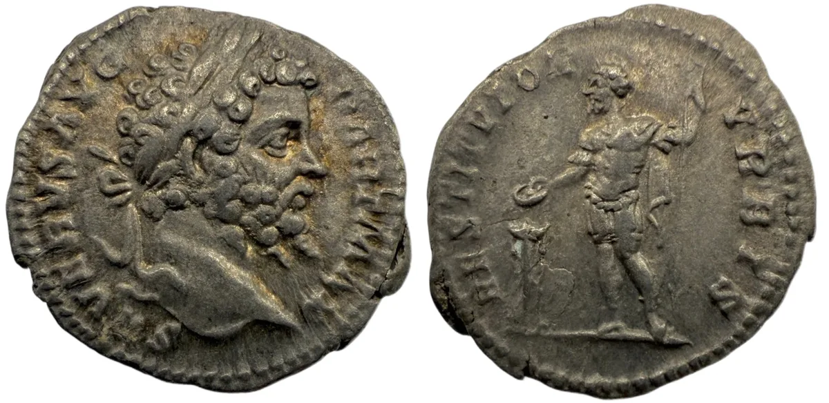 Septimius Severus Denarius - Iridescence