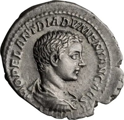 Diadumenian as Caesar. Denarius