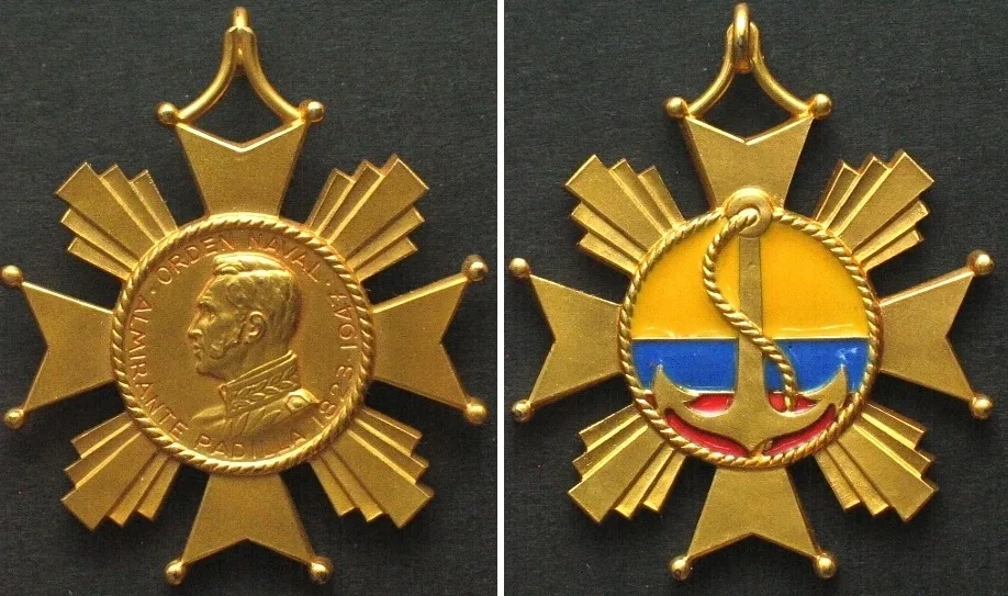 1947 COLOMBIA. Admiral Padilla Order of Naval Merit 1947 BU