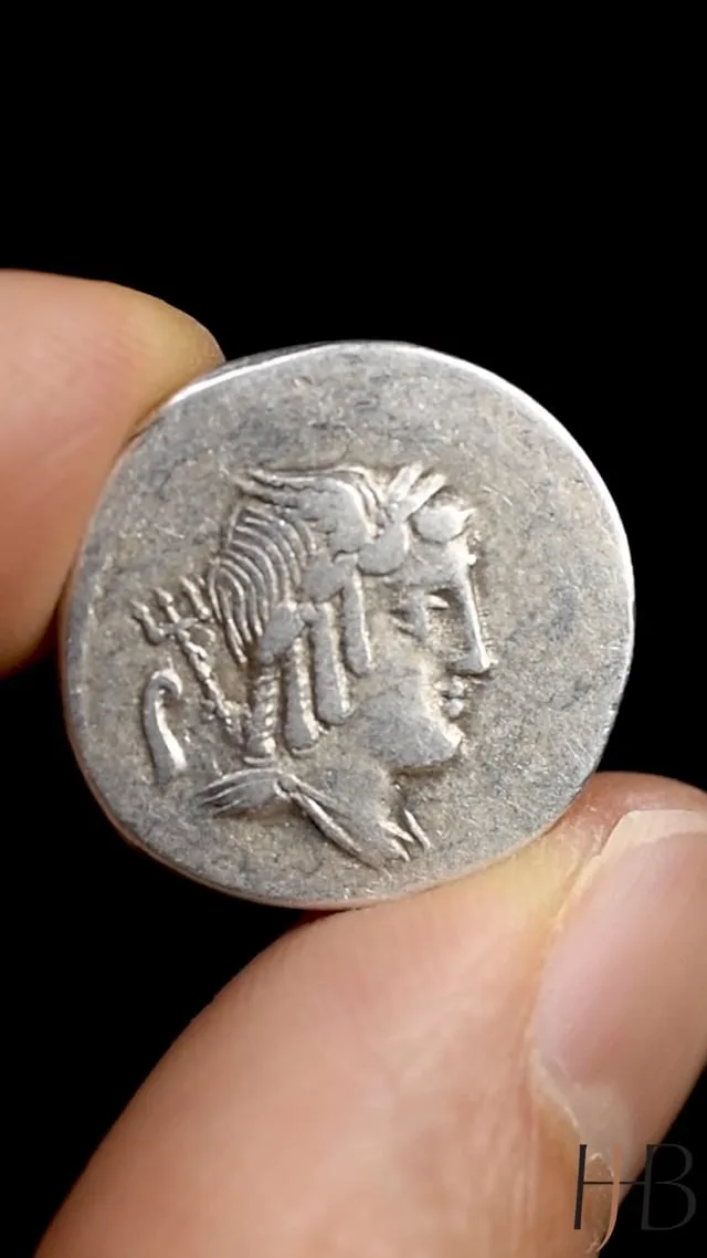 L. Julius Bursio. Denarius