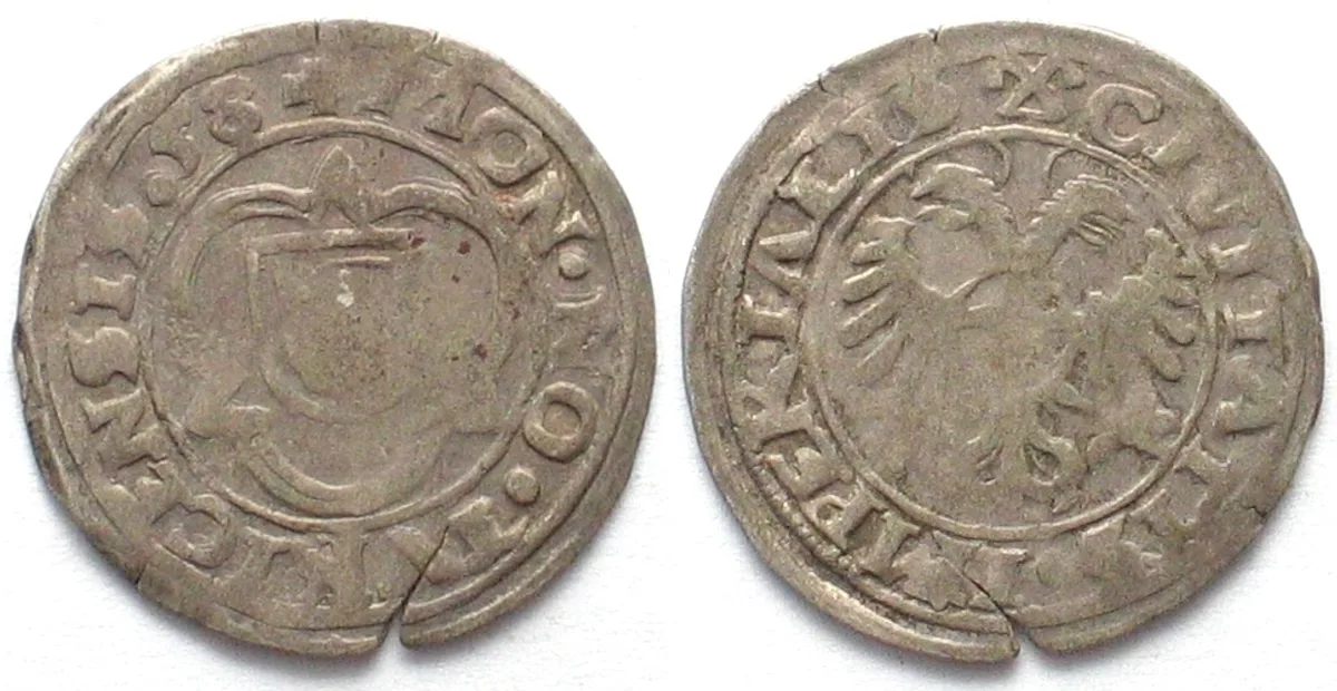 1558 Swiss ZURICH Groschen (3 Kreuzer) 1558 by GUTENSON silver VF-XF VF-EF