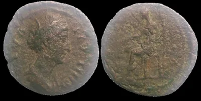 Faustina I Died 140 AD, Wife of Antoninus Pius (Struck 145 & 147 AD) AE 28mm 10.31gm. Dupondius, Good Condition