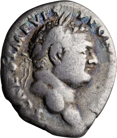 Titus as Caesar. Denarius