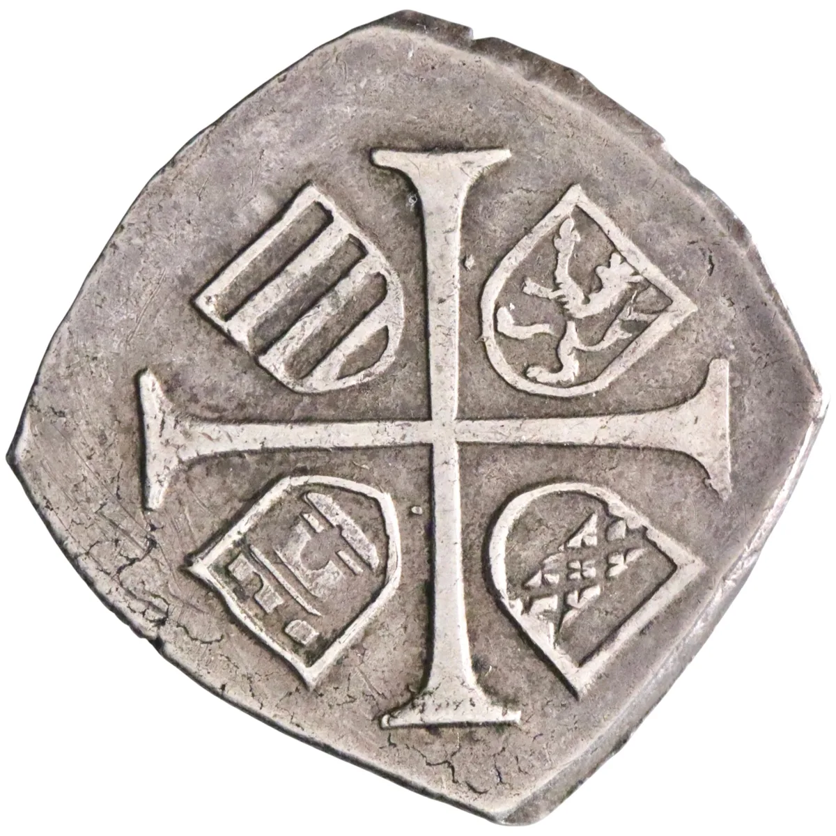 Holy Roman Empire: Ferdinand I (1503-1564), silver 6 kreuzer klippe (3.29g), Vienna (in Austria) mint, 1529 CE. Ottoman Siege of Vienna issue. Historically important. Furthest Ottoman reach into Europe.
