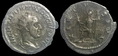 Trajan Decius 249-251 AD (Struck 249 AD) Antoninianus 3.70g, 21.5mm, Rome mint