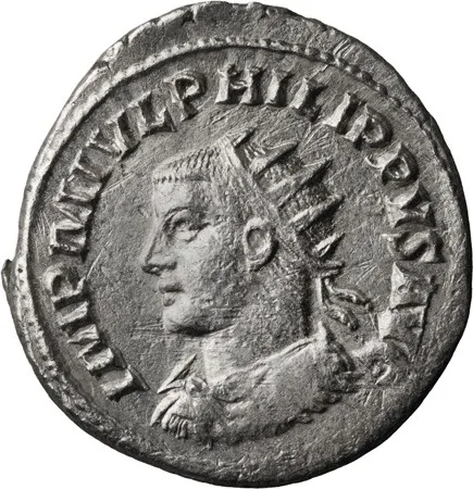 Philip II as Augustus. Antoninianus