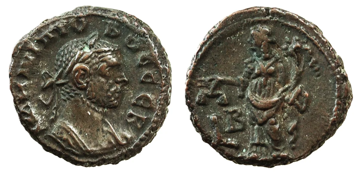 EGYPT, Alexandria. Probus. Year 2 (276/277 AD). Potin Tetradrachm