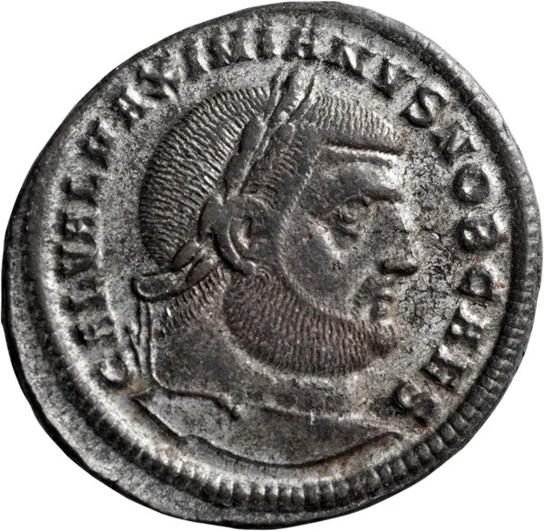 Galerius as Caesar. Follis