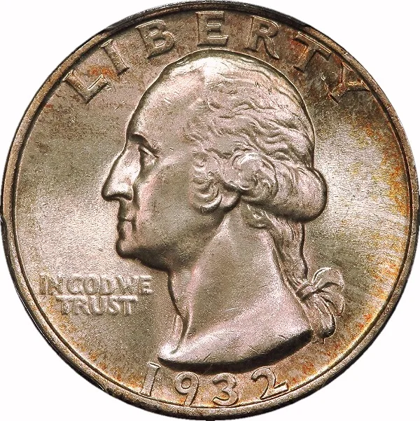 Washington 25¢, 1932, 25¢, MS65 , PCGS