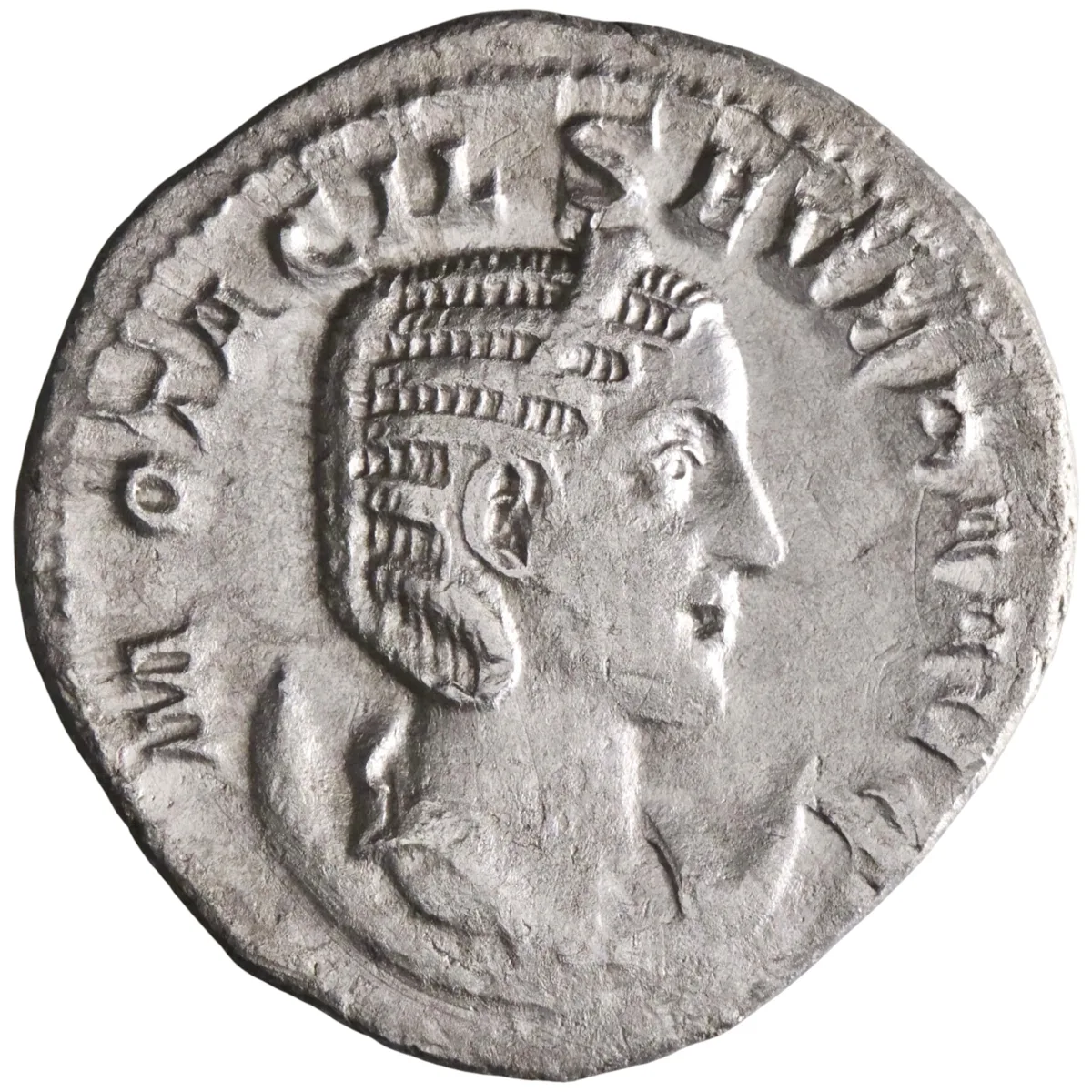 Roman: Otacilia Severa (244-249), silver antoninianus (3.06g), Rome mint, 246-248 CE. Concordia.