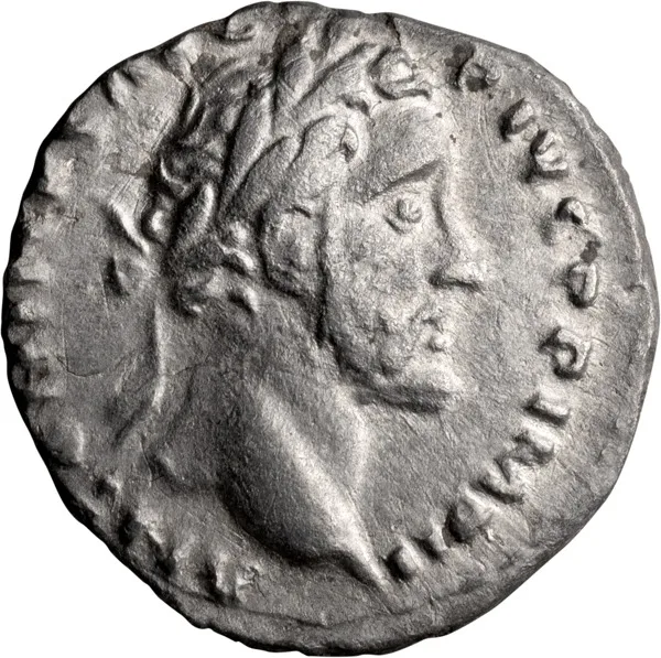 Antoninus Pius Mule. Denarius