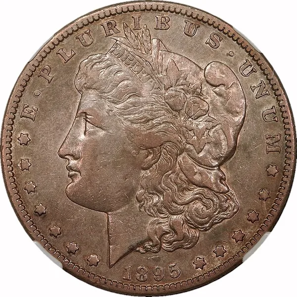 Morgan Dollar, 1895-S, Doubled Die Obverse, $1, VF30 , NGC