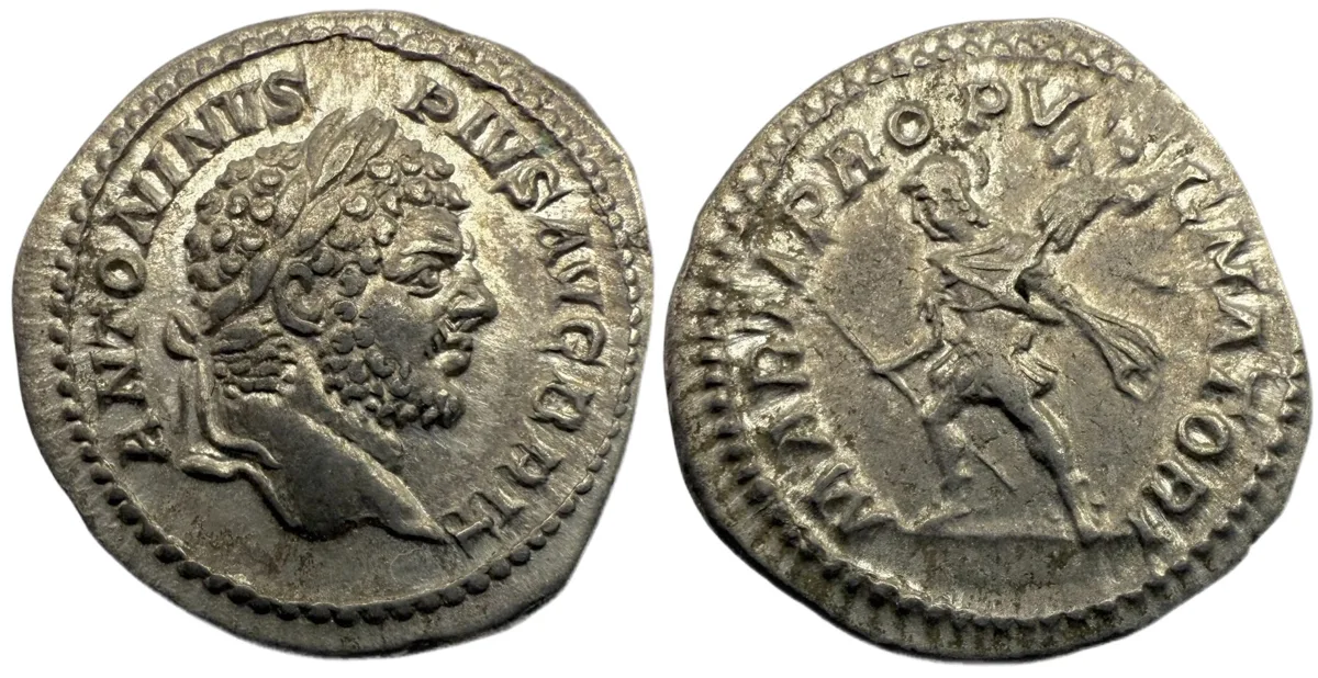 Caracalla Denarius - Fine Style