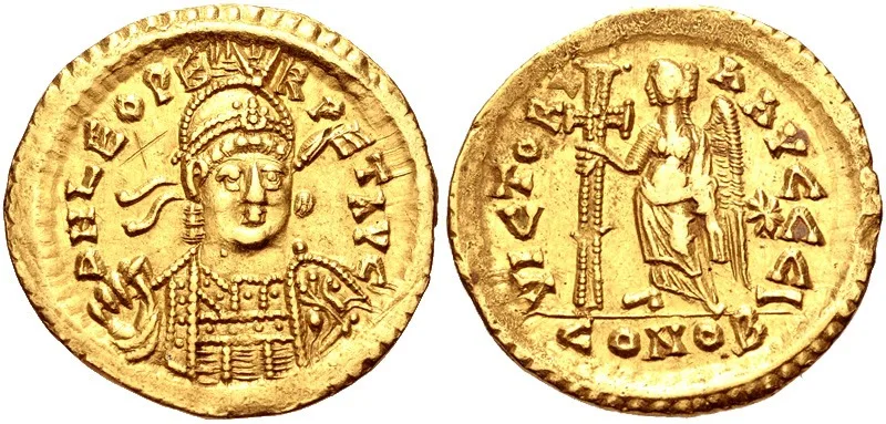 Leo I. AD 457-474. AV Solidus
