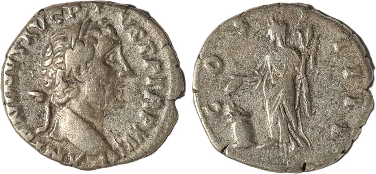 Antoninus Pius. AR Denarius. 152-153 AD. Rome