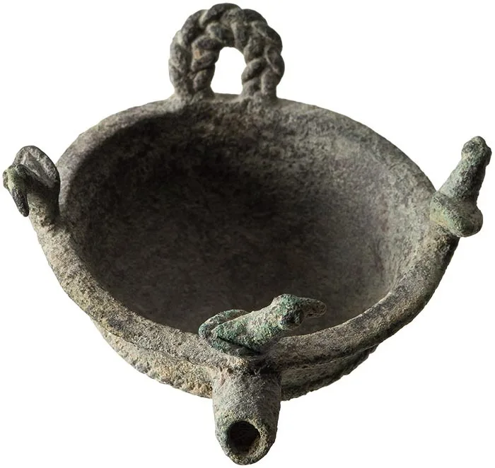 Byzantine Bronze Lamp Filler