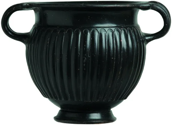South Italian Black Glazed Skyphos