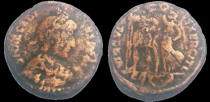 Arcadius (Struck 395-401 AD) AE 17.2mm 1.94gm