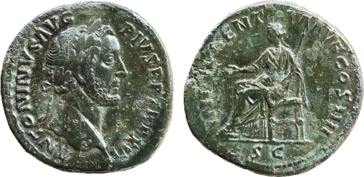 ANTONINUS PIUS (138-161). Sestertius. Rome.