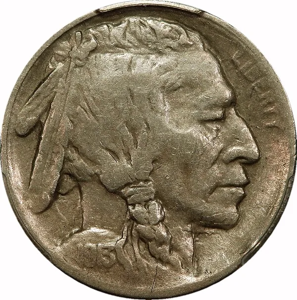 Buffalo Nickel, 1913-D, Type 2, 5¢, VF35 , PCGS