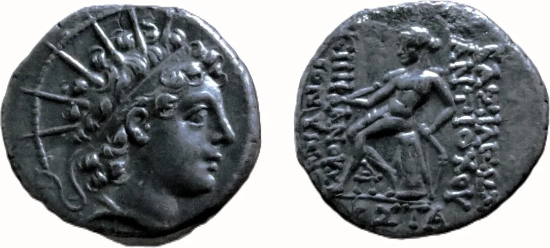 SELEUCID KINGDOM. Antiochus VI Dionysus (144-142 BC). AR drachm