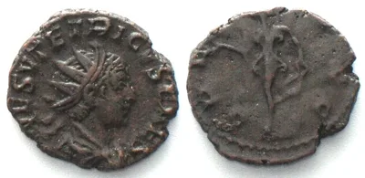 273-274 TETRICUS II (273-274 AD). AE Antoninianus, Trier mint, SPES AVGG, XF EF