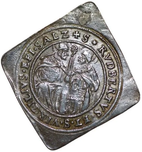 AUSTRIA ¼ Thaler - Wolf Dietrich von year 1587-1612 Zöttl# 992