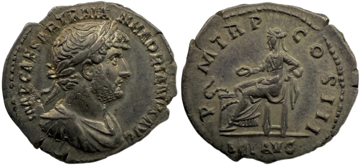Hadrian Denarius - Noble Portrait