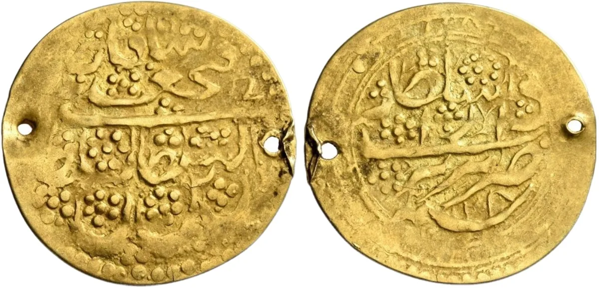 Iran: Gold 1/2 Toman Qajar Fath ‘Ali Shah, Tabriz 1813 AD