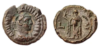 Potin Tetradrachm - Maximian - Alexandria - Elpis Reverse