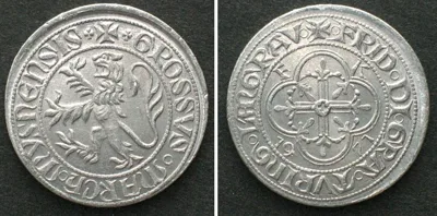 1971 DRESDEN Central Coin Expo 1971 Meissen Groschen by Friedrich II Alu 20mm UNC