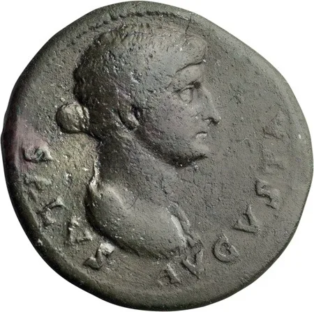 Livia Restoration. Dupondius