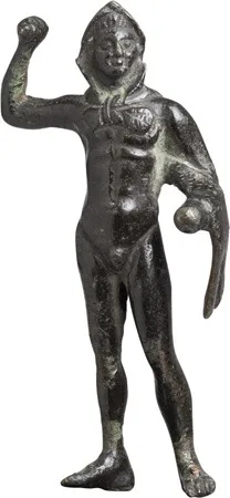 Etruscan Gallo-Etruscan Bronze Figure of Hercules