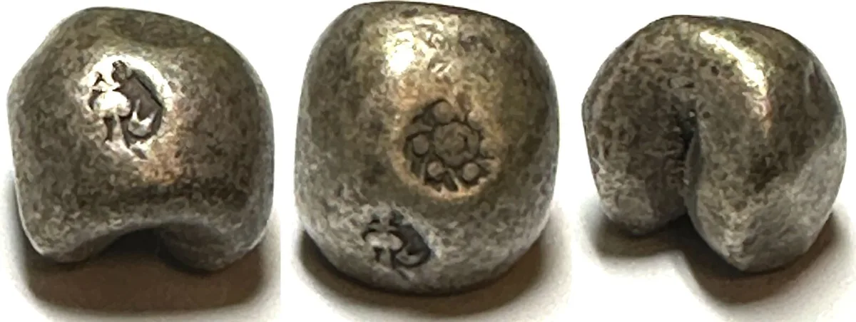 1851-1868 THAILAND 1 Baht, RAMA IV (1851-1868), Mongkut, Pot Duang Bullet Coin, silver, VF