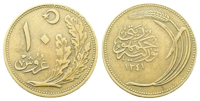 Turkey: 10 Kurus 1925