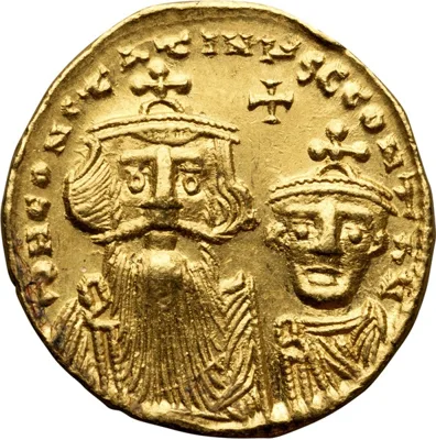 Constans II, with Constantine IV. Solidus