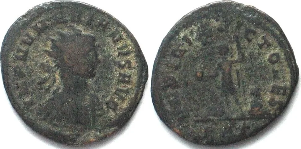 283-284 NUMERIAN (283-284). AE Antoninianus, Rome mint, VNDIQVE VICTORES, aVF