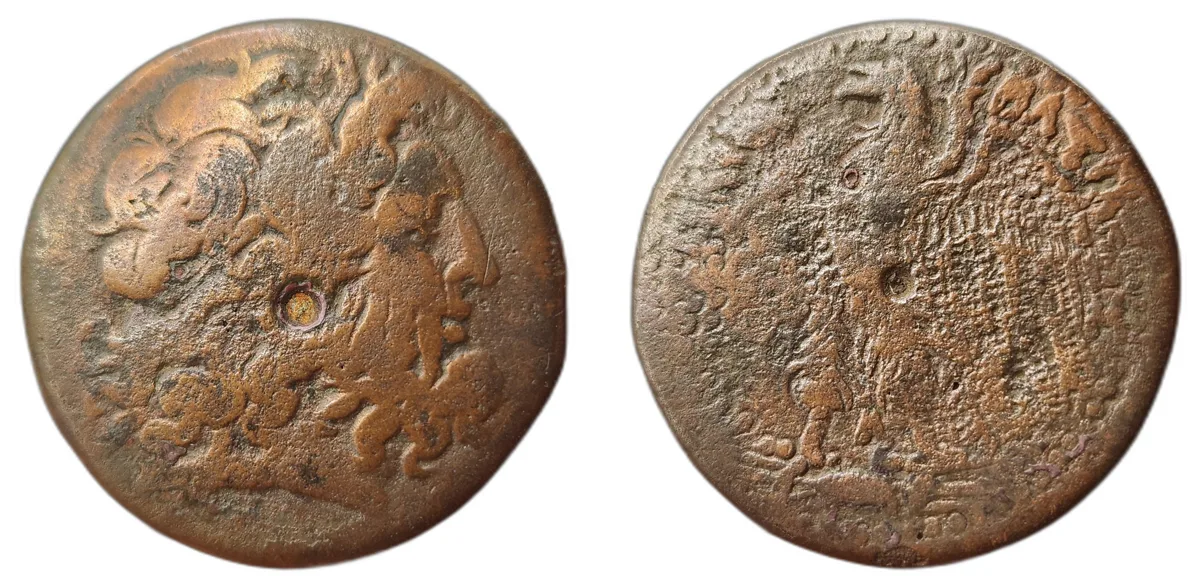 Ptolemy IV Philopator - 26.64 g AE 35 - Bronze - Tentative