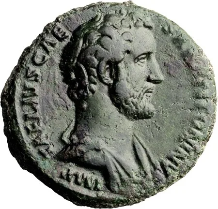 Antoninus Pius as Caesar. 40-as