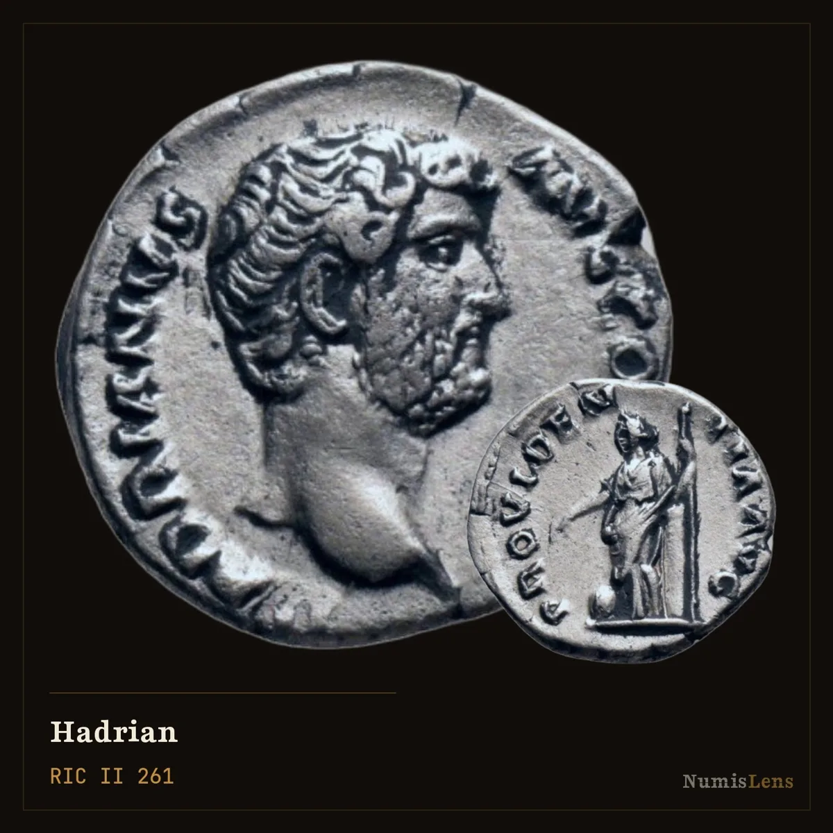 Hadrian — Denarius, PROVIDENTIA AVG, Rome