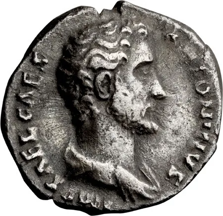 Antoninus Pius as Caesar. Denarius