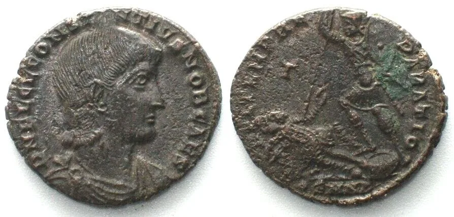351-354 CONSTANTIUS GALLUS (351-354 AD). AE Centenionalis, SMNB, Nicomedia mint, AU!